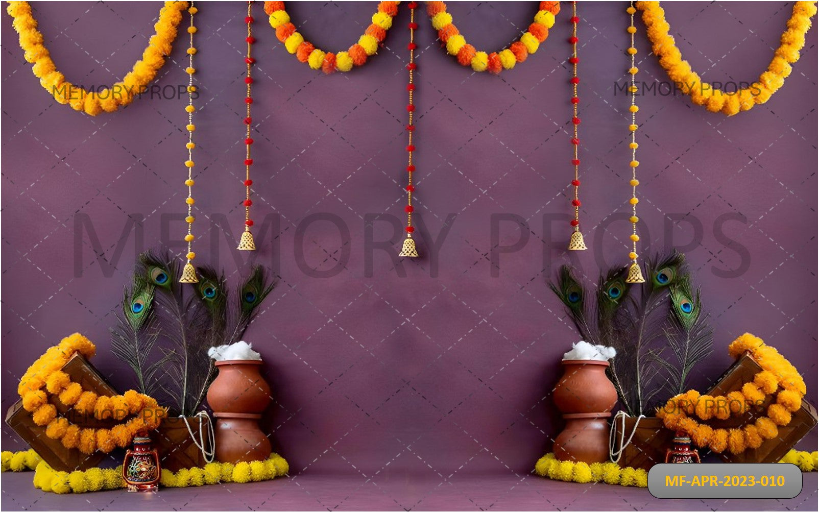 DECOR FOR KRISHNA - BABY PRINTED BACKDROPS