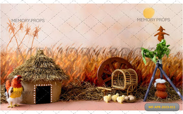 RUSTIC PONGAL RETREAT - PRINTED BACKDROPS