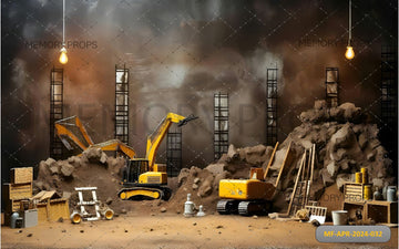 JCB CONSTRUCTION KIT - PRINTED BACKDROPS