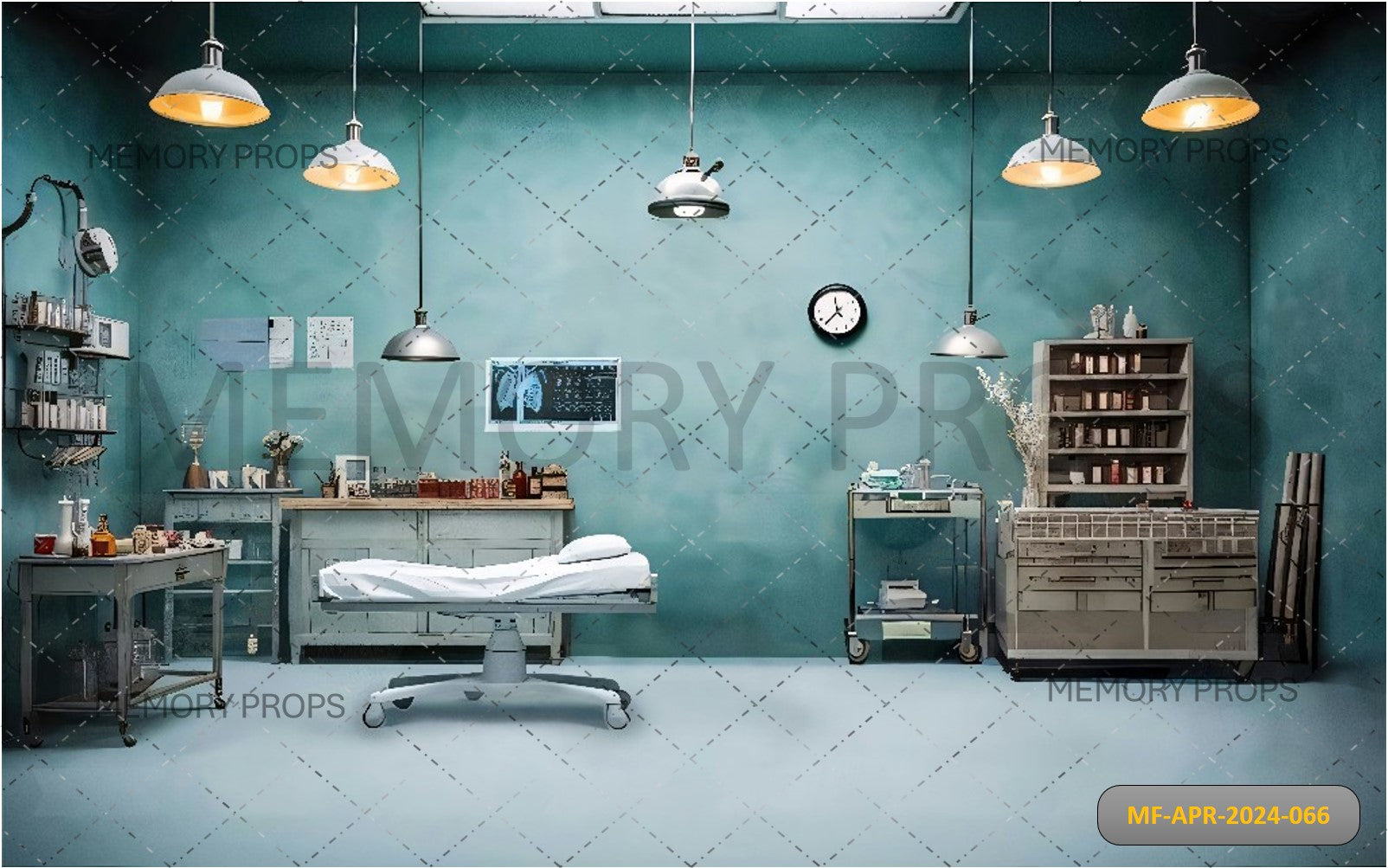 DOCTOR HOSPITAL ROOM - PRINTED BACKDROPS