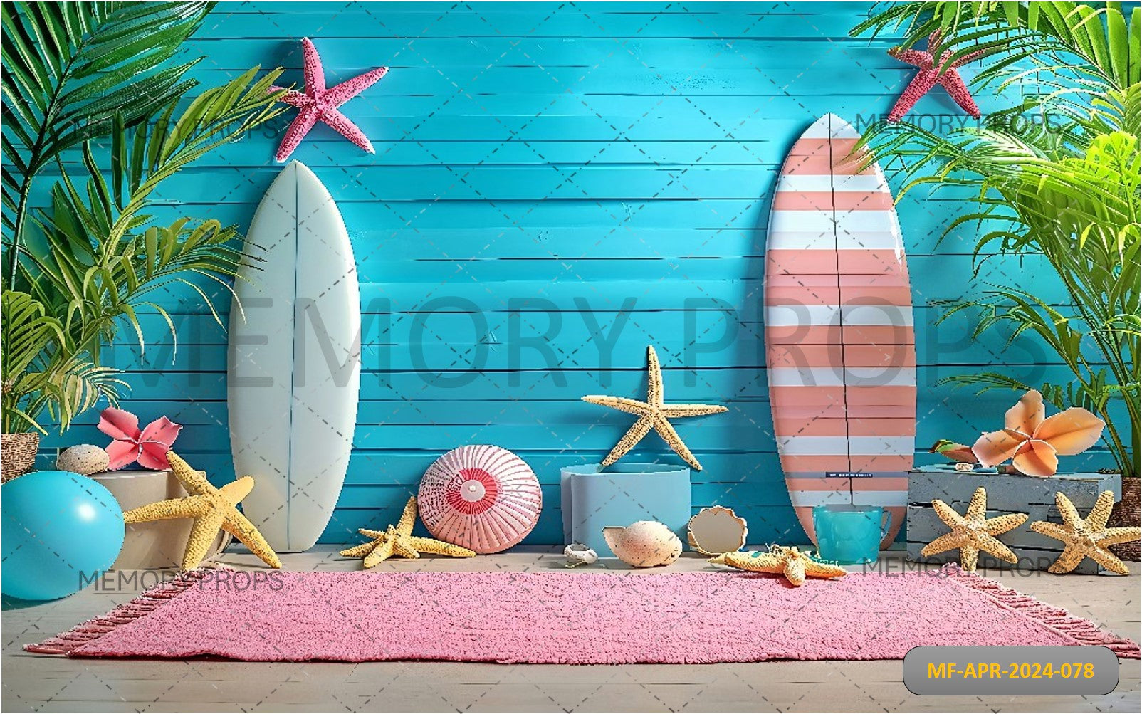 SURFER'S SPOT - BABY PRINTED BACKDROPS