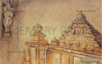 GOLDEN TEMPLE - BABY PRINTED BACKDROPS