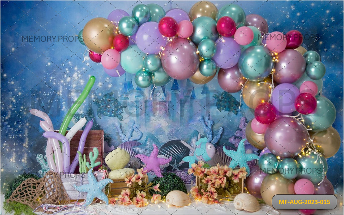 BIRTHDAY PARTYB THEME + GREY TEXTURE BACKDROPS