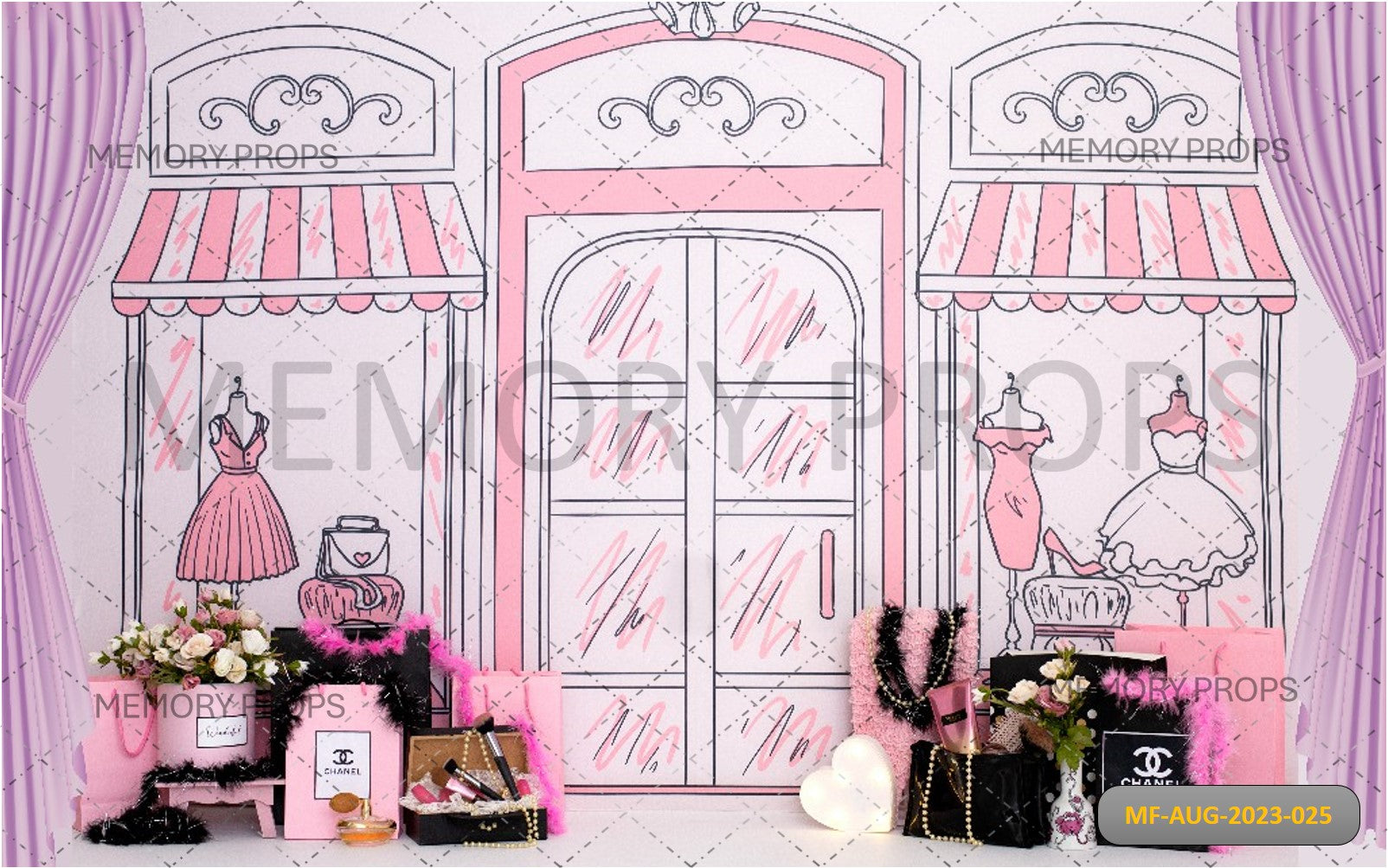 BARBIE FASHIONINSTA SHOP - BABY PRINTED BACKDROPS