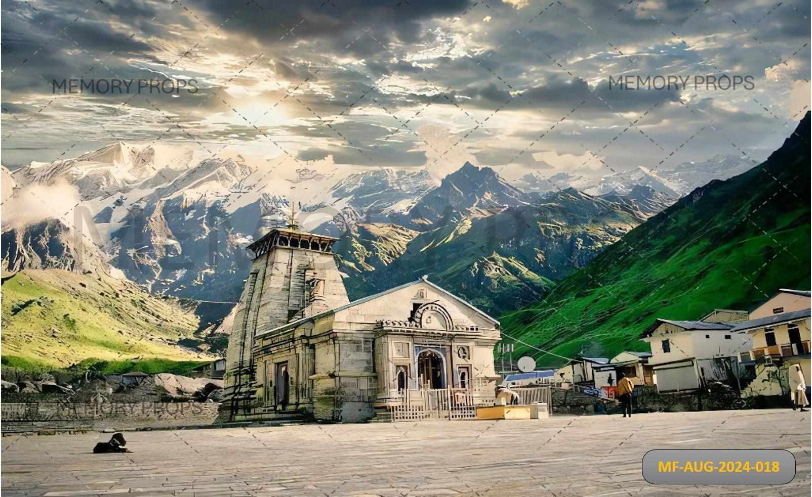 KEDARNATH DHAM - BABY PRINTED BACKDROPS