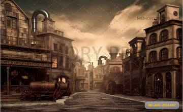 STEAMPUNK CITY - PRINTED BACKDROPS