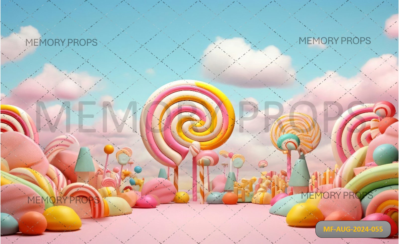 CANDY LAND - PRINTED BACKDROPS