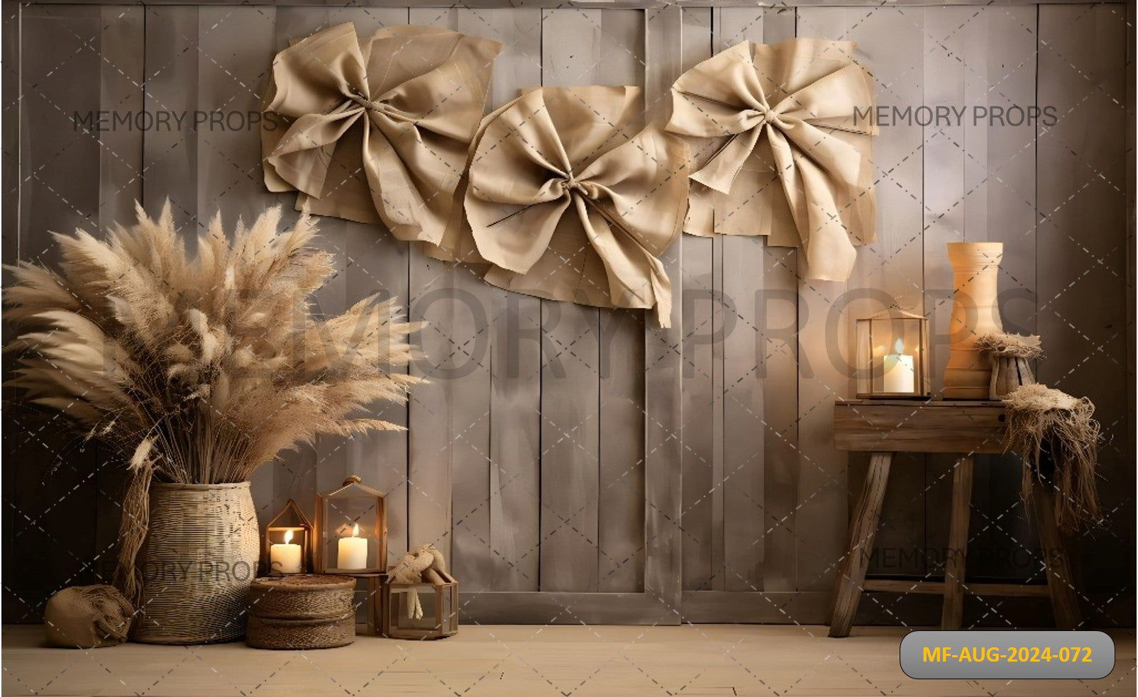 NATURAL BOHO FLORAL - PRINTED BACKDROPS