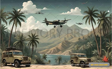 HAWAII VINTAGE - PRINTED BACKDROPS