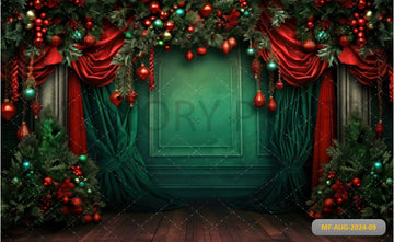 EVERGREEN CHRISTMAS CHARM - PRINTED BACKDROPS