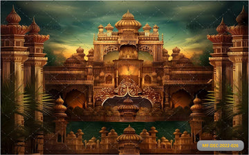 ROYAL GOLDEN PALACE - BABY PRINTED BACKDROPS