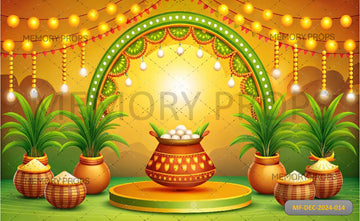 FAMPONGAL RELIGIOUS SOUTH INDIAN FESTIVAL - PRINTED BACKDROPS