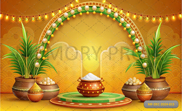 TAMILNADU PONGAL FESTIVAL - PRINTED BACKDROPS