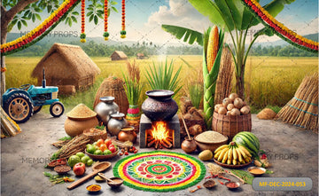 FESTIVE PONGAL DELIGHTS - PRINTED BACKDROPS