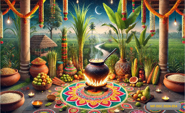 PONGAL TRADITIONS AND TREATS - PRINTED BACKDROPS