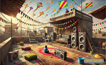 COLOURFUL KITES FESTIVAL DECORATION - PRINTED BACKDROPS