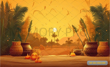 PONGAL SOUTH INDIAN FESTIVAL - PRINTED BACKDROPS