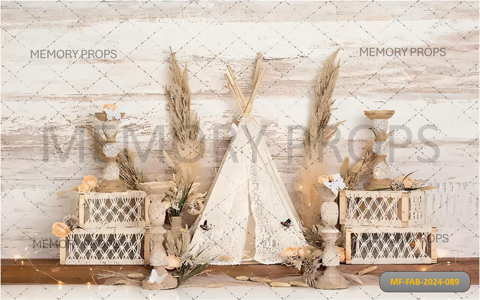 BOHO TENT - BABY PRINTED BACKDROPS