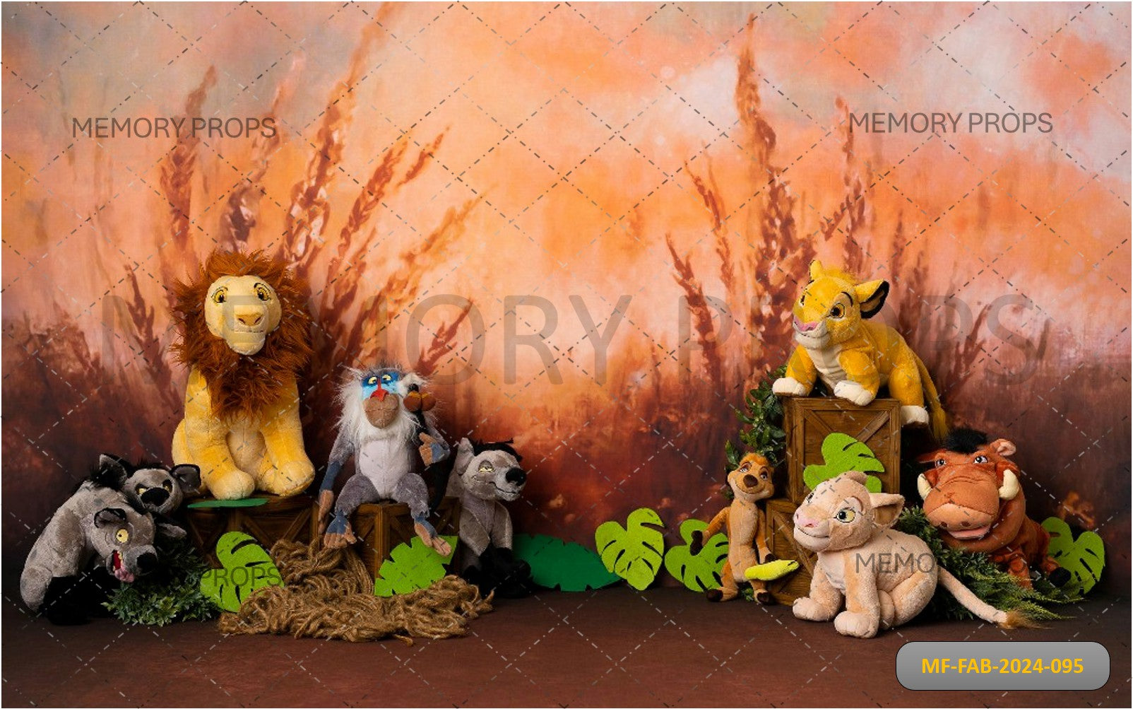 LION KING - BABY PRINTED BACKDROPS