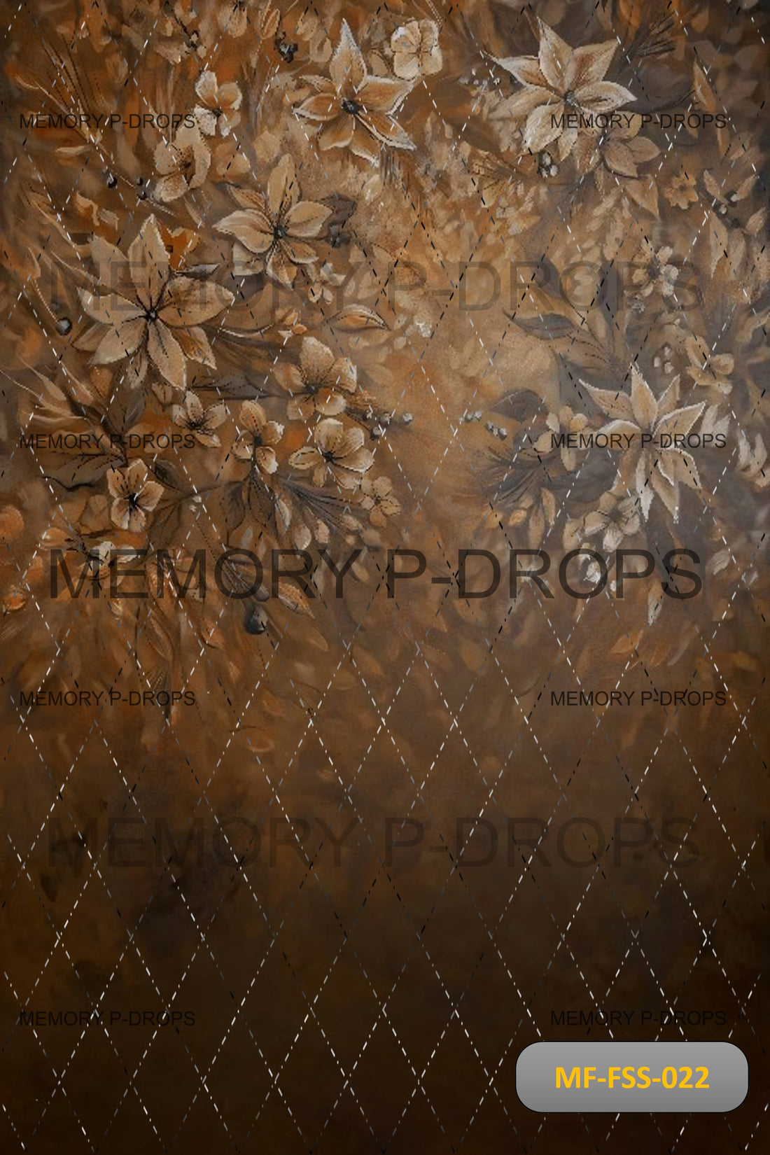 GOLDEN FLORAL FANTASY VERTICAL JOINT BACKDROPS