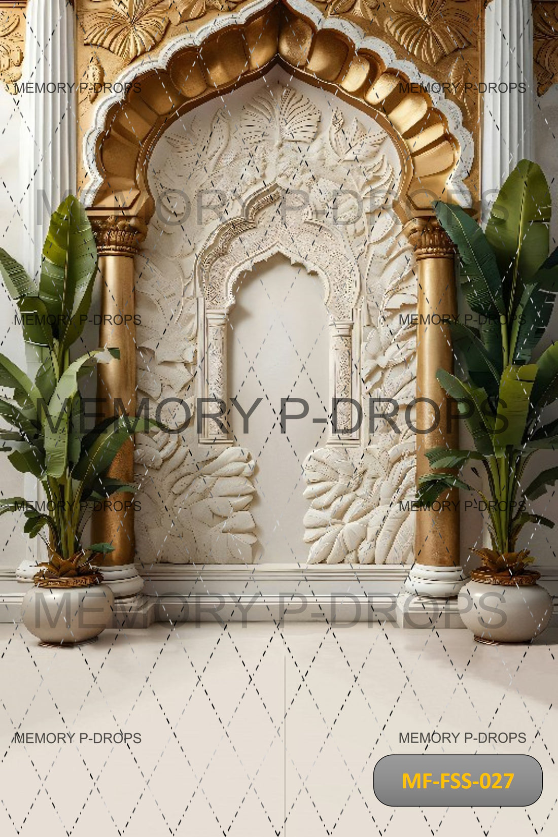 DOORWAY ARCH HINDU VERTICAL JOINT BACKDROPS