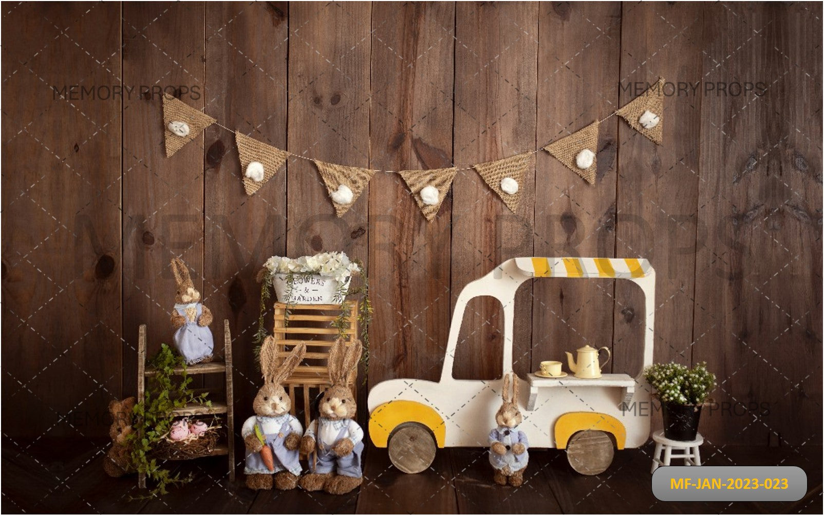 PETER RABBIT - BABY PRINTED BACKDROPS