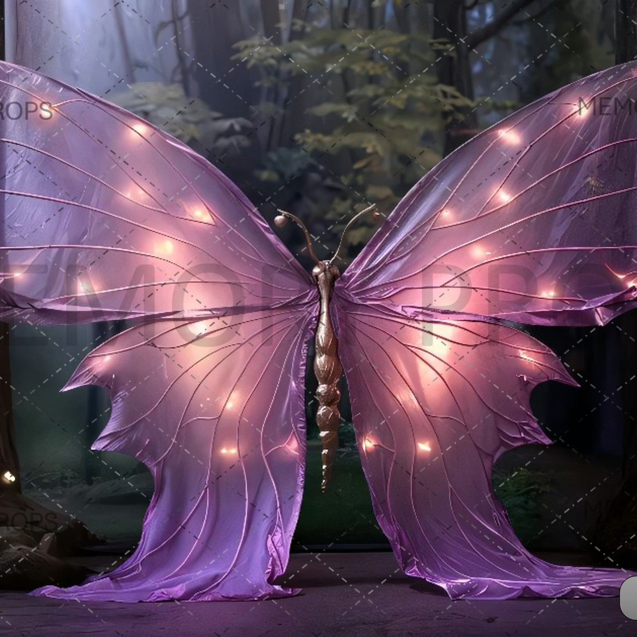 AVEZANO PURPLE BUTTERFLY - PRINTED BACKDROPS