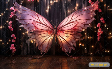 BUTTERFLY MORPHO INSECT LIGHT - PRINTED BACKDROPS