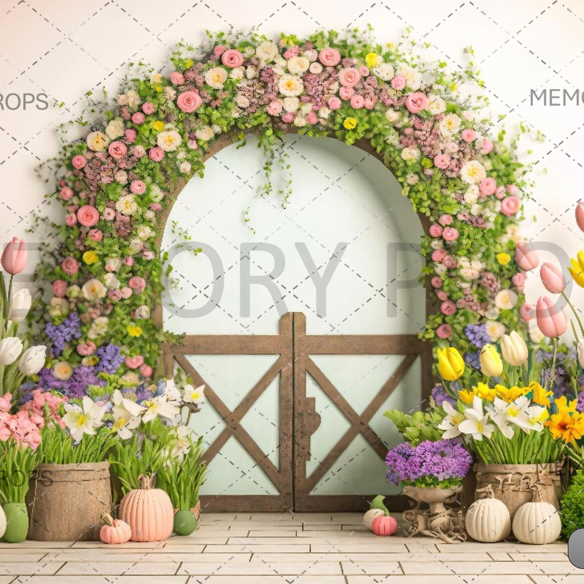 EASTER SCENE - PRINTED BACKDROPS