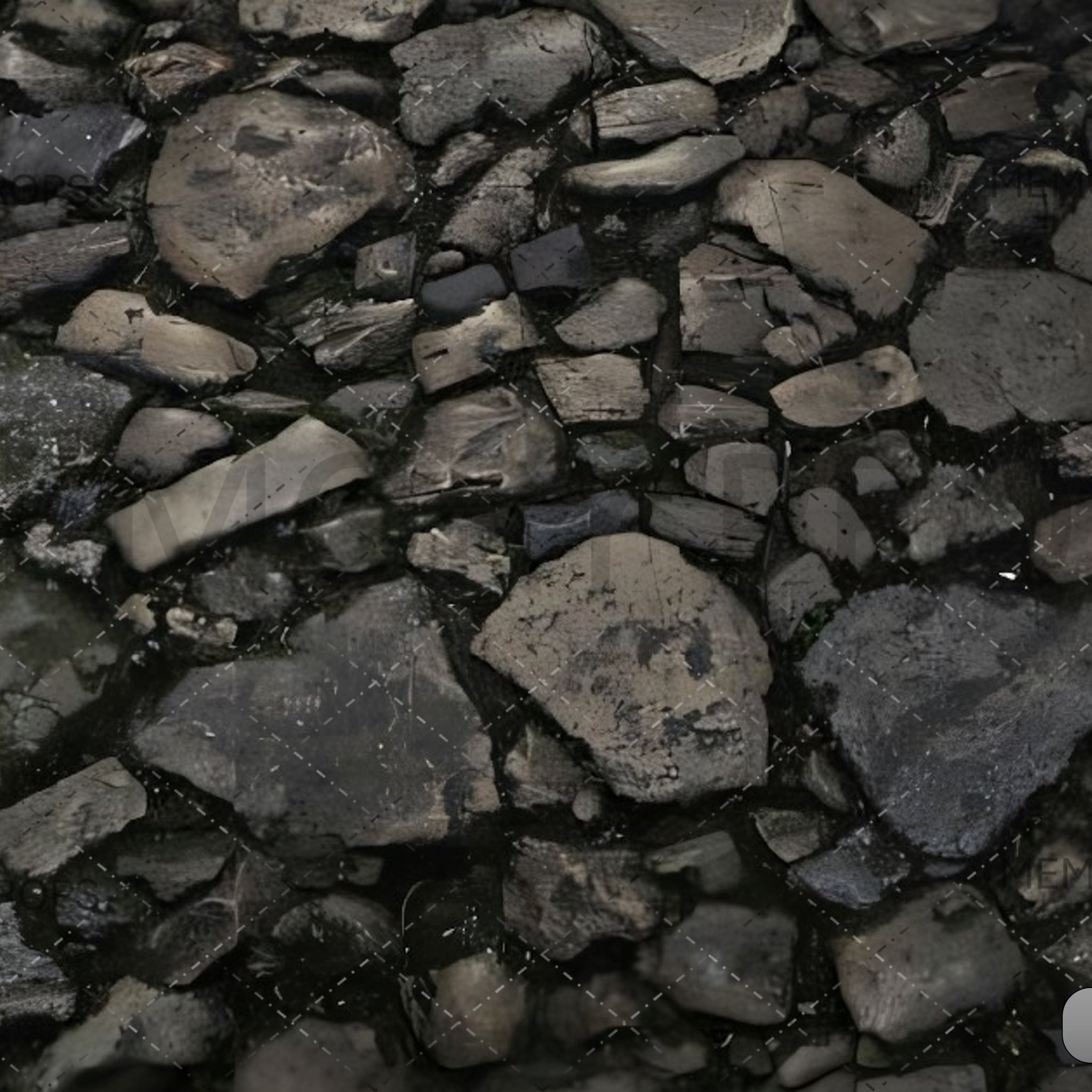 RUSTIC STONE TRAIL TEXTURE - PRINTED BACKDROPS