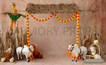 PONGAL FESTIVAL - PRINTED BACKDROPS