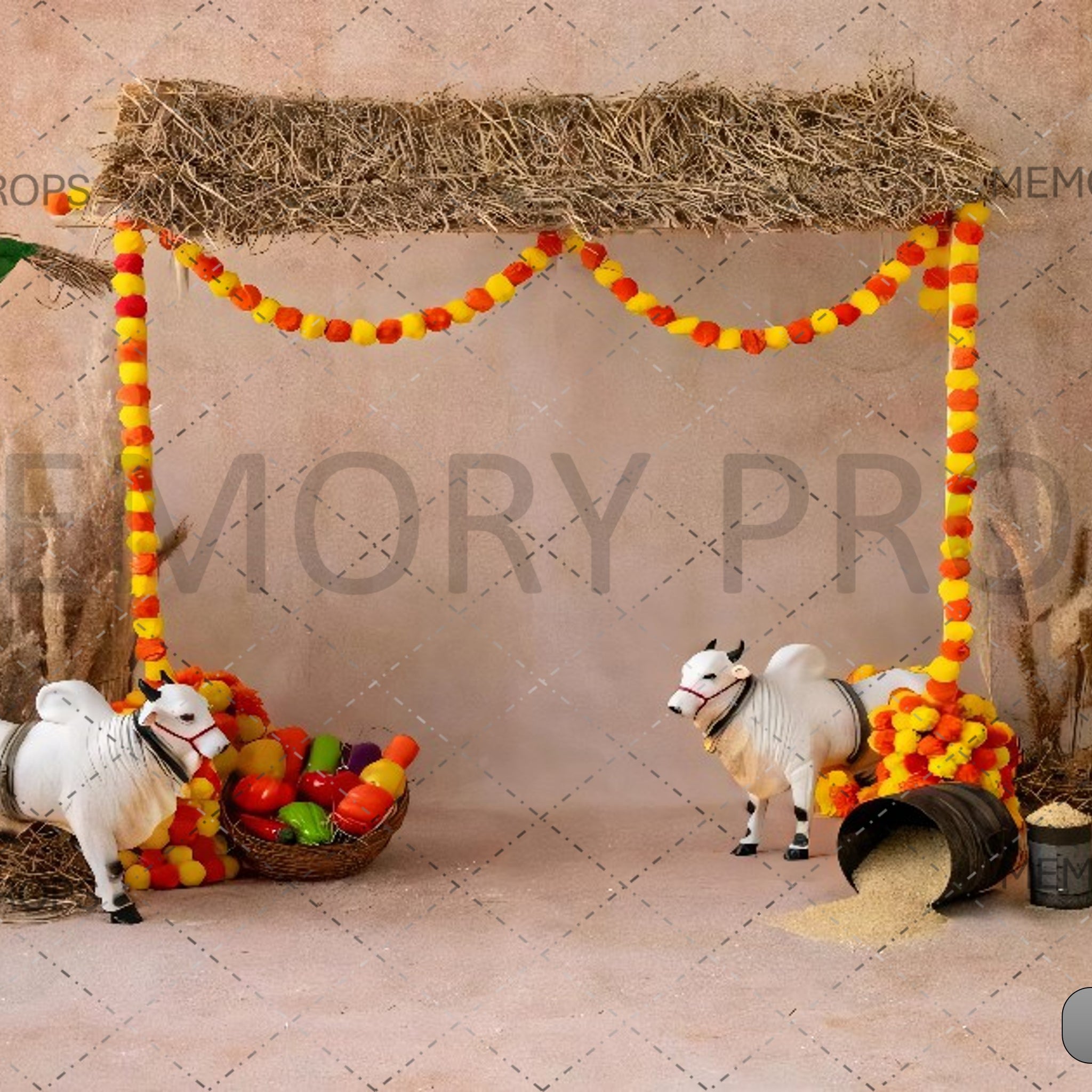 PONGAL CELEBRATION - PRINTED BACKDROPS