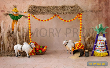 PONGAL CELEBRATION - PRINTED BACKDROPS