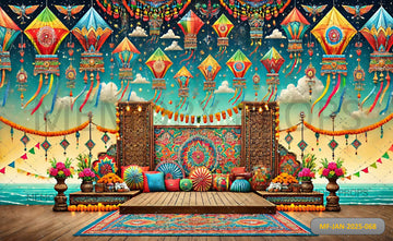 A VIBRANT KITE FESTIVAL-PRINTED BACKDROPS