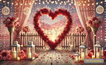 BLURRED VALENTINES DAY - PRINTED BACKDROPS