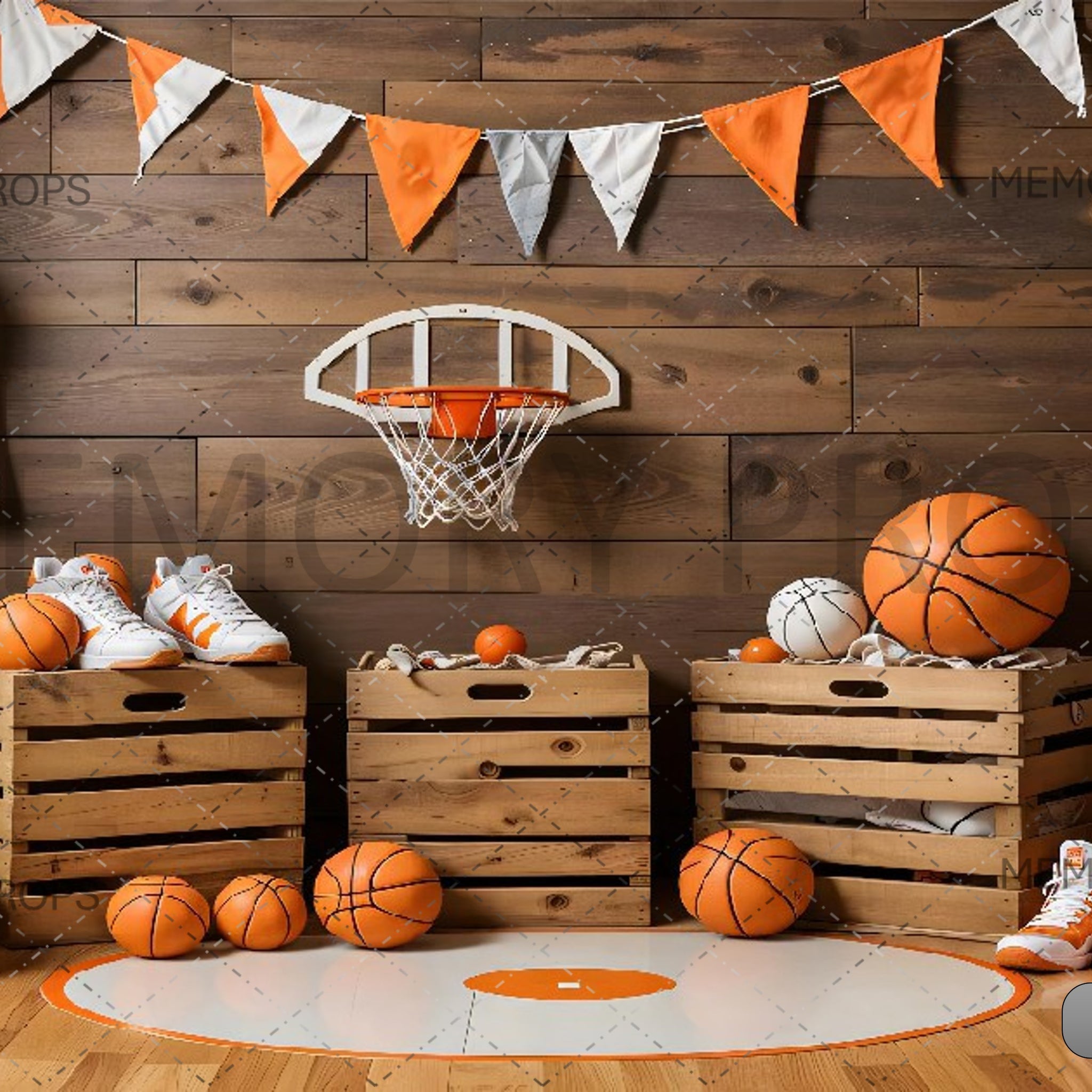 BASKET BALL - PRINTED BACKDROPS