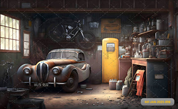 MECHANIC GARAGE - PRINTED BACKDROPS