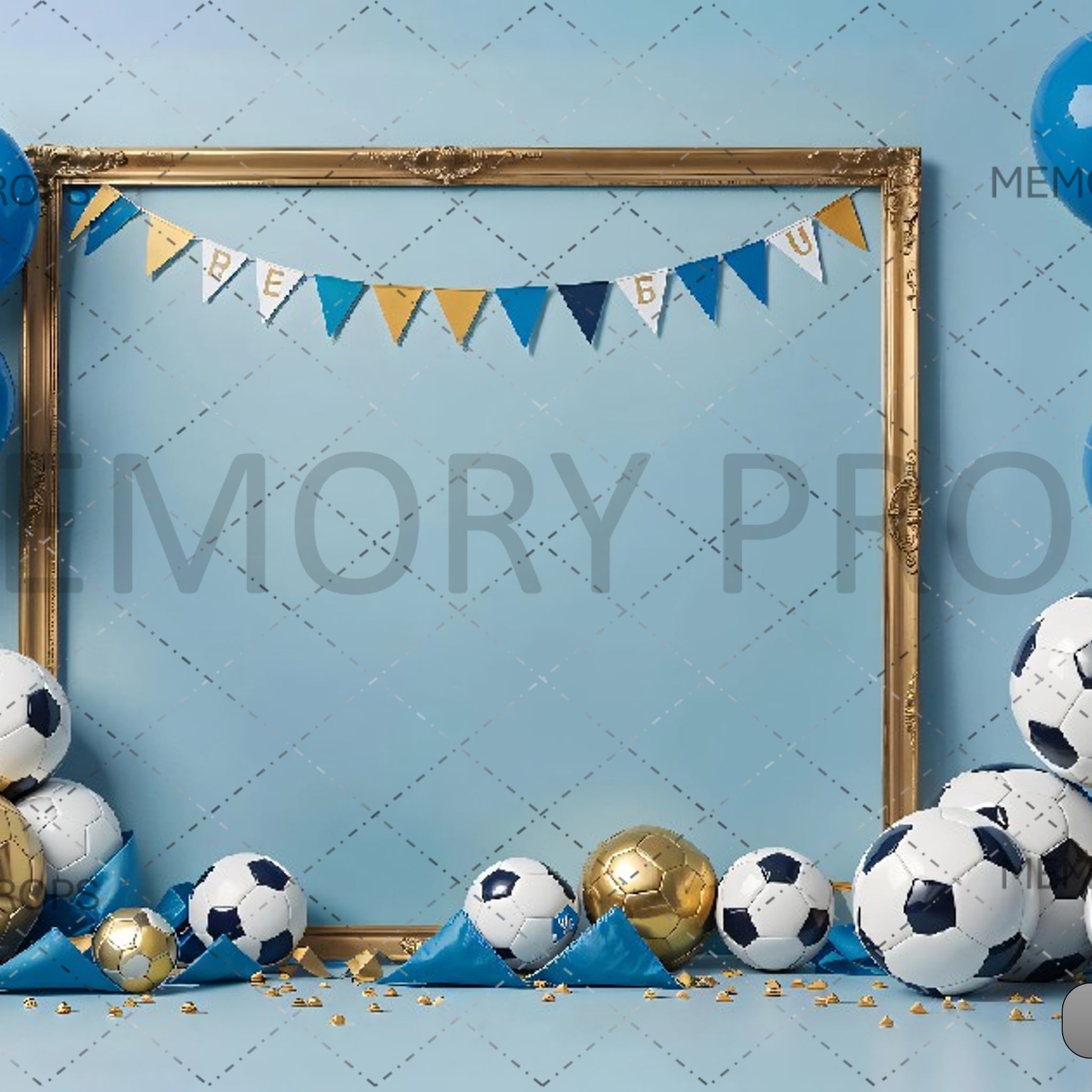 FOOT BALL THEME - PRINTED BACKDROPS