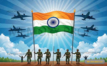 INDIAN AIR FORCE DAY - PRINTED BACKDROPS