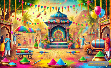 HOLI THEME - PRINTING BACKDROPS