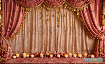 PINK DIWALI - PRINTED BACKDROPS