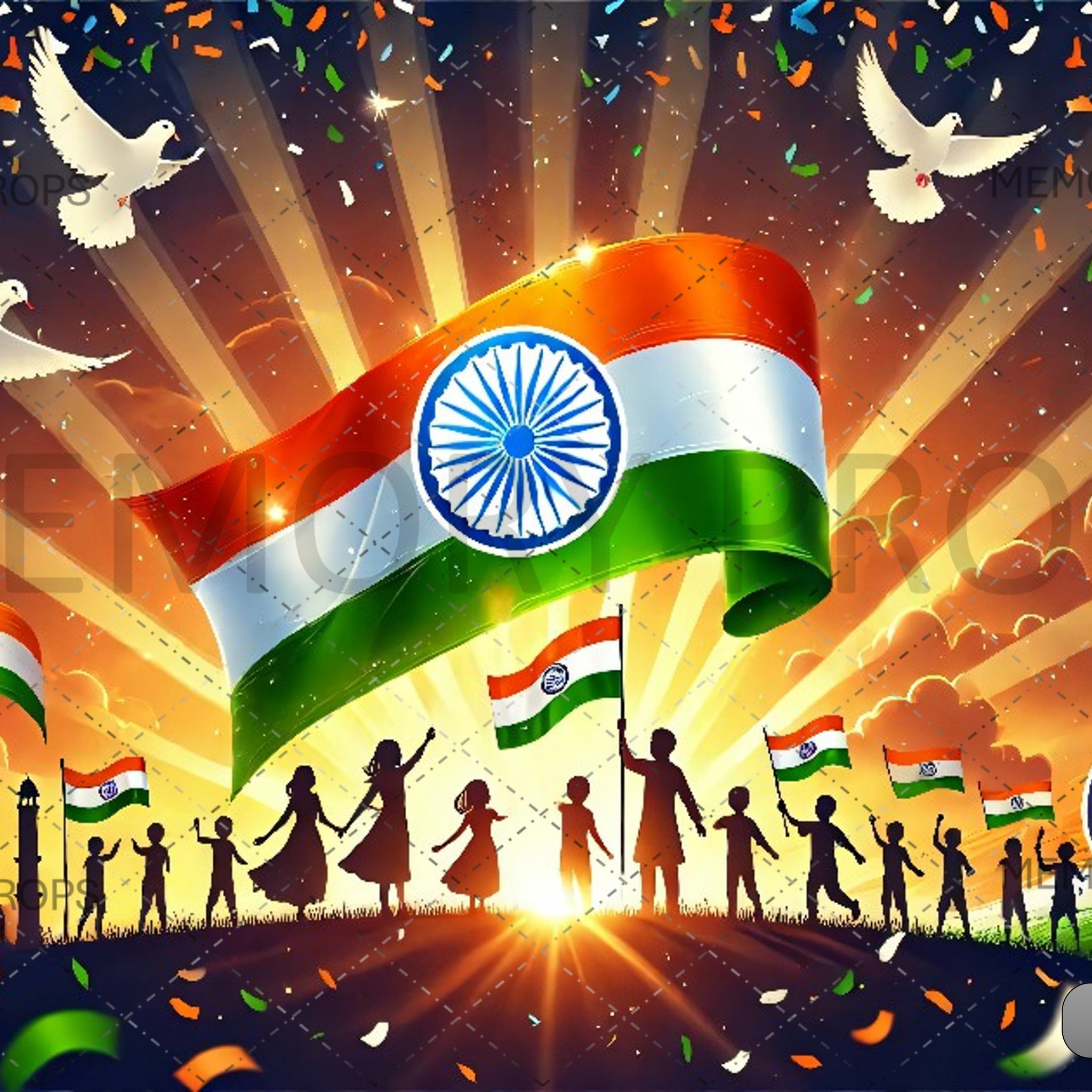 INDIA REPUBLIC DAY - PRINTED BACKDROPS