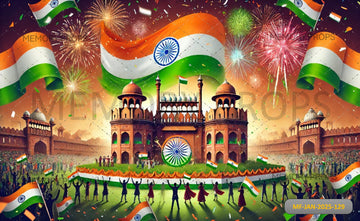 CELEBRATING INDIA REPUBLIC DAY - PRINTED BACKDROPS