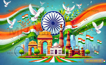 INDIA REPUBLIC DAY - PRINTED BACKDROPS