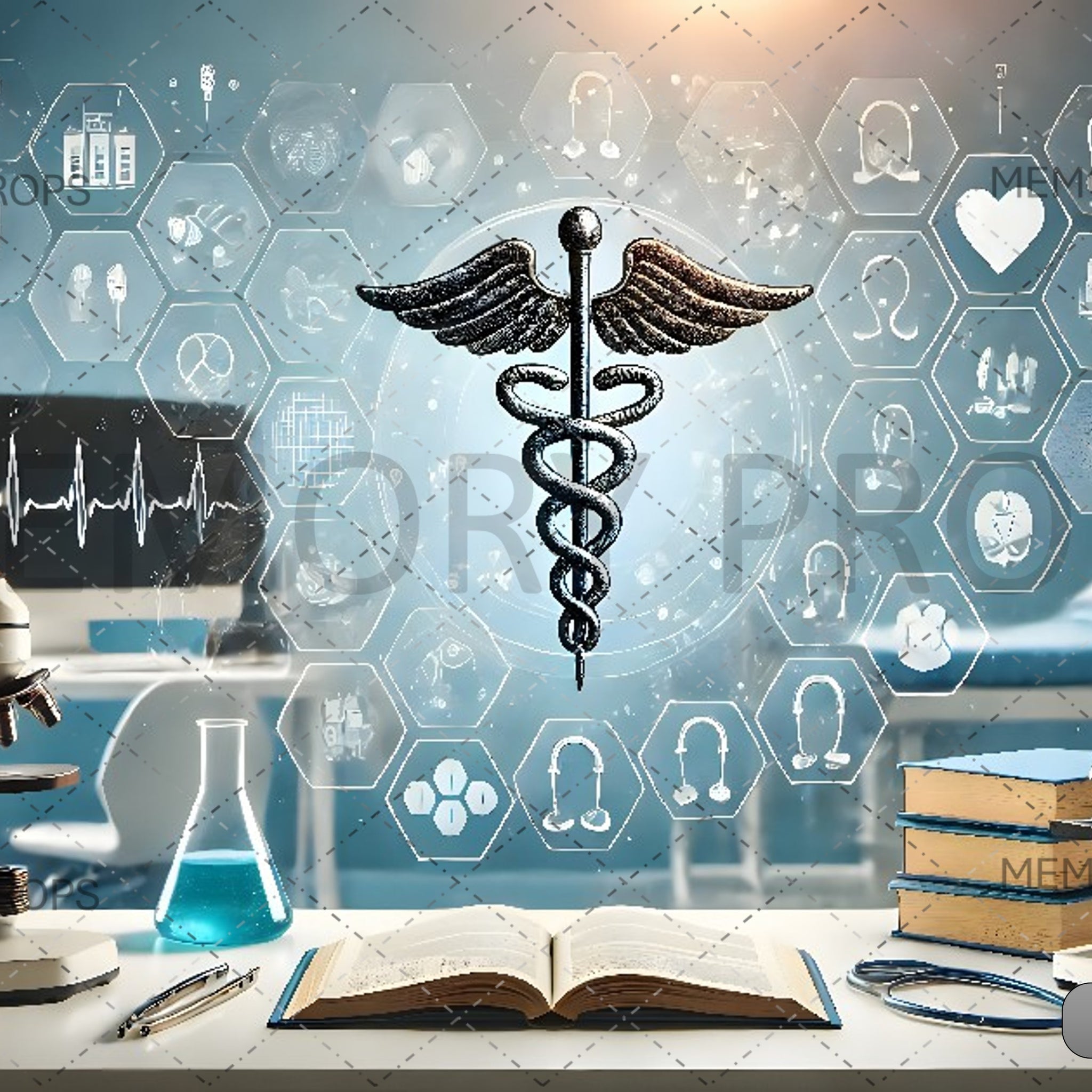 HEALTH CARE MEDICAL AND SCIENCE - PRINTED BACKDROPS