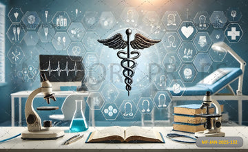 HEALTH CARE MEDICAL AND SCIENCE - PRINTED BACKDROPS