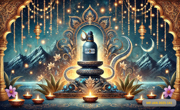 SHIV LING FOR SHIVRATRI - PRINTED BACKDROPS