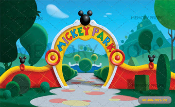 MICKEY MOUSE CLUBHOUSE WALL - PRINTED BACKDROPS