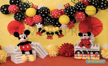 MICKEY MINNIE MOUSE THEME - PRINTED BACKDROPS