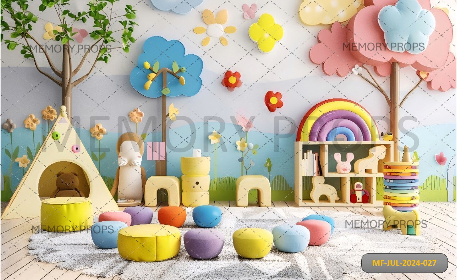 CHILDREN PLAY ROOM - BABY PRINTED BACKDROPS